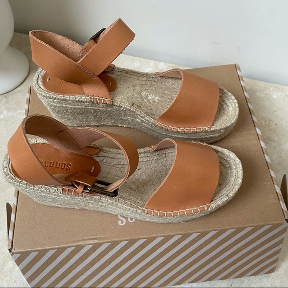 Soludos leather Minorca espadrilles size 8/8.5 women’s NIB - Picture 10 of 16